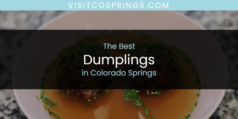 The Absolute Best Dumplings in Colorado Springs  [Updated 2025]