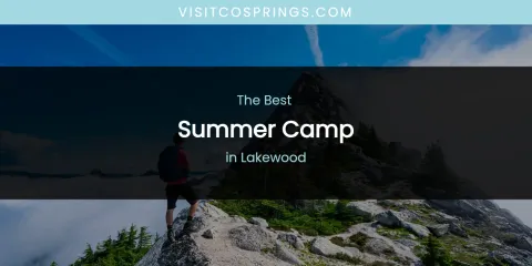 Lakewood's Best Summer Camp